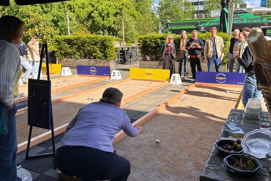 Mobiele pop-up petanquebaan huren in Nederland en België